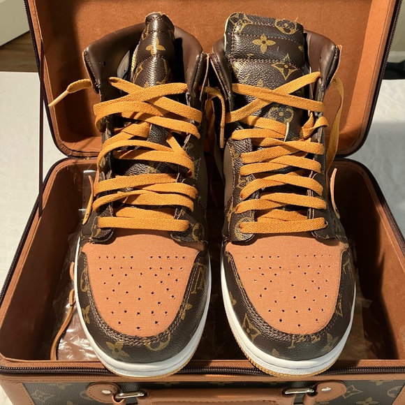 Jordan Other - LV UA Jordan 1 off white.  Size 11